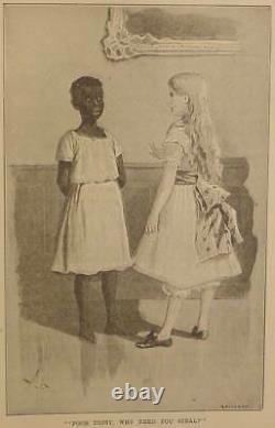 1897 Uncle Tom's Cabin Esclavagisme 1st Ed CIVIL War Leather Histoire Harriet B Stowe