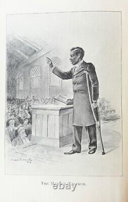 1898 Que ce soit BLANC OU NOIR UN HOMME americana ESCLAVAGE AFRICAIN Guerre Civile HISTOIRE DES ÉTATS-UNIS