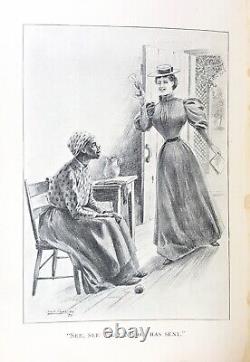 1898 Que ce soit BLANC OU NOIR UN HOMME americana ESCLAVAGE AFRICAIN Guerre Civile HISTOIRE DES ÉTATS-UNIS