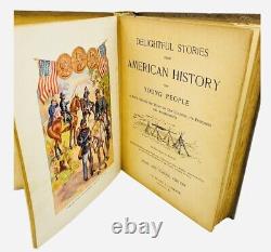 1898 Récits délicieux de l'histoire américaine pour les jeunes - Guerre civile Esclavage