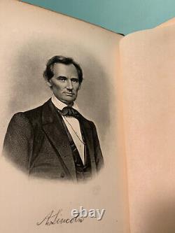 1898 Souvenirs personnels d'Abraham Lincoln et de la guerre civile Gilmore 1ère édition