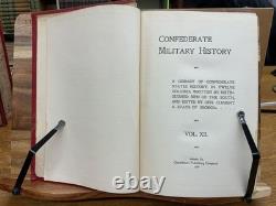 1899 Histoire militaire confédérée de la guerre civile Édition complète de Clement Evans 1ère édition