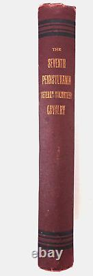 1904 La Septième Pennsylvanie Vétéran Volontaire Cavalerie Guerre Civile Première Edition