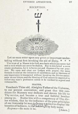 1905 Occulte ANTIQUE FRANC-MAÇONNERIE Guerre Civile CHEVALIERS TEMPLIERS Fraternité FRANC-MAÇONNE