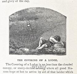 1905 Occulte ANTIQUE FRANC-MAÇONNERIE Guerre Civile CHEVALIERS TEMPLIERS Fraternité FRANC-MAÇONNE