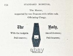 1905 Occulte ANTIQUE FRANC-MAÇONNERIE Guerre Civile CHEVALIERS TEMPLIERS Fraternité FRANC-MAÇONNE