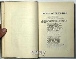 1912 La guerre des années soixante Edward Ridgeway Hutchins Guerre civile américaine 1ère édition rare