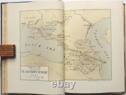 1921 En Russie de DENIKIN Cartes du Caucase Guerre Civile Russe ARMÉNIE Géorgie Crimée