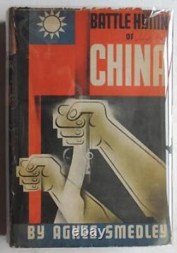 1943 Hymne de bataille de la CHINE Photos de la guerre civile chinoise Carte LIVRE Kuomintang WWII Rare