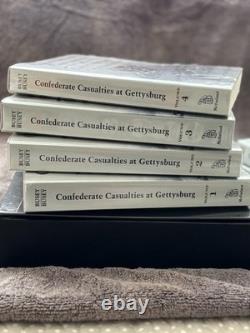 2017 Les pertes confédérées à Gettysburg, ensemble de 4 volumes, par John et Travis Busey