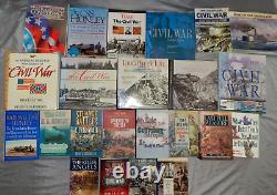 29 livres d'histoire de la guerre civile américaine LOT EN GROS Gettysburg CSS Hunley chronologie temporelle Time Life