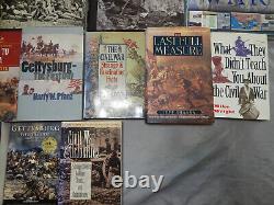 29 livres d'histoire de la guerre civile américaine LOT EN GROS Gettysburg CSS Hunley chronologie temporelle Time Life