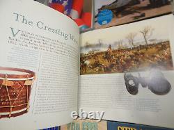 29 livres d'histoire de la guerre civile américaine LOT EN GROS gettysberg css hunley timechart time life