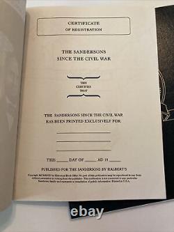 2 Généalogie de la Famille Sanderson Ancestry Les Qui Sont Qui Depuis la Guerre Civile Livres