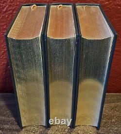 3 Volumes Easton Press LES LIEUTENANTS DE LEE Une étude dans le commandement Douglas Southall Freeman