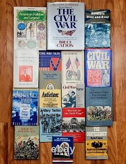 50x Livres De Guerre Civile Grand Lot Recherche Amérique Robert E Lee Stonewall Jackson