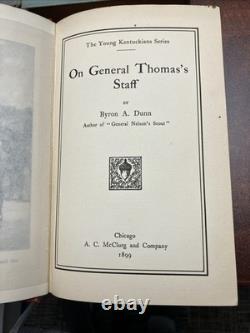 9-Byron A Dunn Toile HC Illus Romans de la guerre de Sécession
