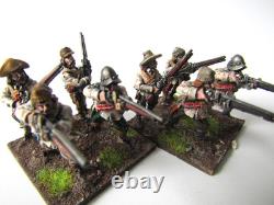A27 Guerre Civile Anglaise Tir et Lance 28 X Métal Bien Peint 28mm