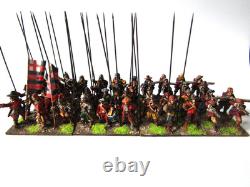 A56 Guerre Civile Anglaise Tir et Hallebarde 42 X Bien Peint Métal 28mm