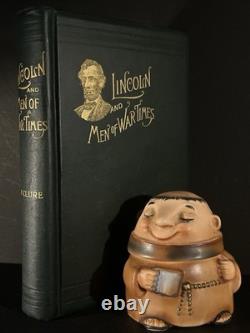ABRAHAM LINCOLN Americana GUERRE CIVILE Esclavage RELIURE FINE 1ère éd. BIOGRAPHIE 1892