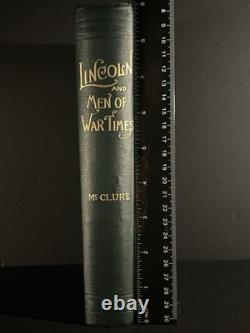 ABRAHAM LINCOLN Americana GUERRE CIVILE Esclavage RELIURE FINE 1ère éd. BIOGRAPHIE 1892