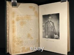 ABRAHAM LINCOLN Americana GUERRE CIVILE Esclavage RELIURE FINE 1ère éd. BIOGRAPHIE 1892