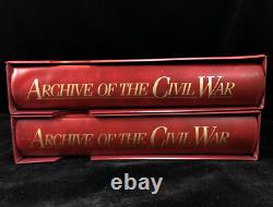 ARCHIVE DE LA GUERRE CIVILE 2 VOLUMES DOCUMENTS + CARTES + ART Henning Borak Histoire