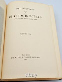 AUTOBIOGRAPHIE D'OLIVER OTIS HOWARD Général de la guerre civile Deux volumes Militaire Maine