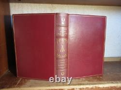 Ancien STORM OVER THE LAND Livre en cuir CARL SANDBURG GUERRE CIVILE ABRAHAM LINCOLN ++