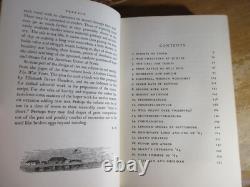 Ancien STORM OVER THE LAND Livre en cuir CARL SANDBURG GUERRE CIVILE ABRAHAM LINCOLN ++