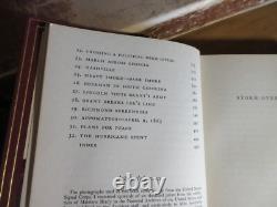 Ancien STORM OVER THE LAND Livre en cuir CARL SANDBURG GUERRE CIVILE ABRAHAM LINCOLN ++