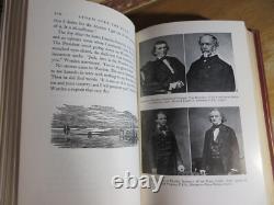 Ancien STORM OVER THE LAND Livre en cuir CARL SANDBURG GUERRE CIVILE ABRAHAM LINCOLN ++