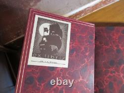 Ancien STORM OVER THE LAND Livre en cuir CARL SANDBURG GUERRE CIVILE ABRAHAM LINCOLN ++
