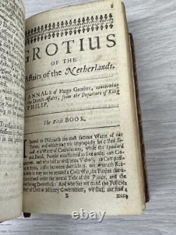Annales et Histoire des Guerres des Pays-Bas (1665) Guerre Civile de Hugo Grotius