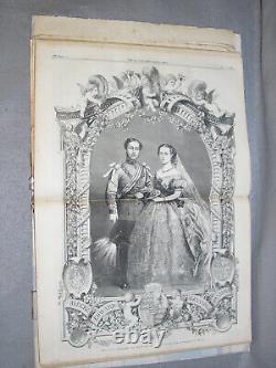 Antique Illustrated Book London News Jan Juin Guerre Civile Américaine Taiping Chine 1863