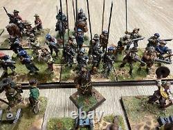 Armée de la guerre civile anglaise peinte de 28 mm entièrement en métal