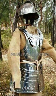 Armure de guerrier médiéval Armure de la guerre civile anglaise Chevalier Larp Costume d'armure Cosplay