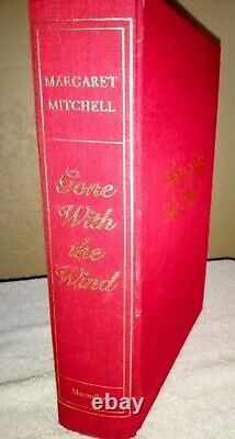 Autant en emporte le vent par Margaret Mitchell (Édition du club de lecture de 1936, couverture rigide)