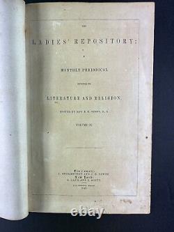 Avant la guerre civile, illustré, Le Dépôt des Dames, périodique mensuel de 1849, Vol IX
