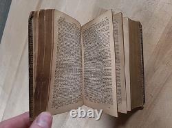 BIBLE SAINTE 1845 PHILADELPHIE VERSION ANGLAISE BIBLE POLYGLOTTE ANTERIEURE À LA GUERRE DE SECESSION ANCIENNE