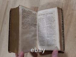 BIBLE SAINTE 1845 PHILADELPHIE VERSION ANGLAISE BIBLE POLYGLOTTE ANTERIEURE À LA GUERRE DE SECESSION ANCIENNE