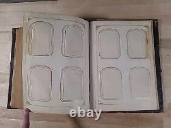 BIBLE SAINTE 1872 illustrée INGRAM COBBIN famille ANTIQUE cuir POST GUERRE CIVILE