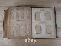BIBLE SAINTE 1874 antique BIBLE de famille après la GUERRE DE SECESSION illustrée DICTIONNAIRE étude