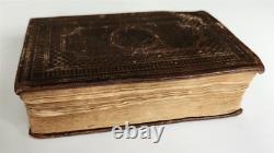 BIBLE de 1853 en ANGLAIS, ANCIENS et NOUVEAUX TESTAMENTS avant la GUERRE CIVILE, ANTIQUE AMÉRICANA