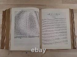 BIBLE sainte antique de 1866 de l'époque de la guerre civile avec frontispice en couleur et reliure en cuir, ancienne et familiale.