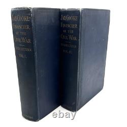BIOGRAPHIE DE LA GUERRE CIVILE TRÈS RARE SIGNÉE PAR HENRY FILS DE JAY COOKE 1907 ENSEMBLE DE 2 VOLS