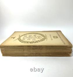 Batailles et Chefs de la Guerre Civile 32 Volumes Originaux en Enveloppes dans des Étuis