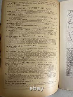 Batailles et Chefs de la Guerre Civile 32 Volumes Originaux en Enveloppes dans des Étuis