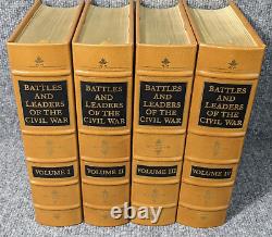 Batailles et Leaders de la Guerre Civile - Édition Collector en 4 Volumes de Easton Press