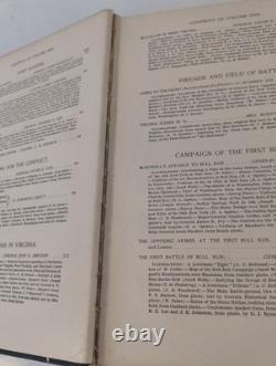 Batailles et chefs de la guerre de Sécession : ensemble rare complet de quatre volumes de 1914